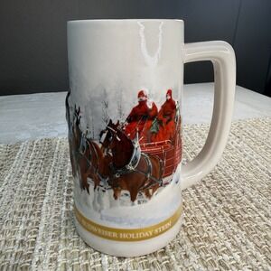 Budweiser 2012 Clydesdale Holiday Beer Stein "Winter Wonderland"